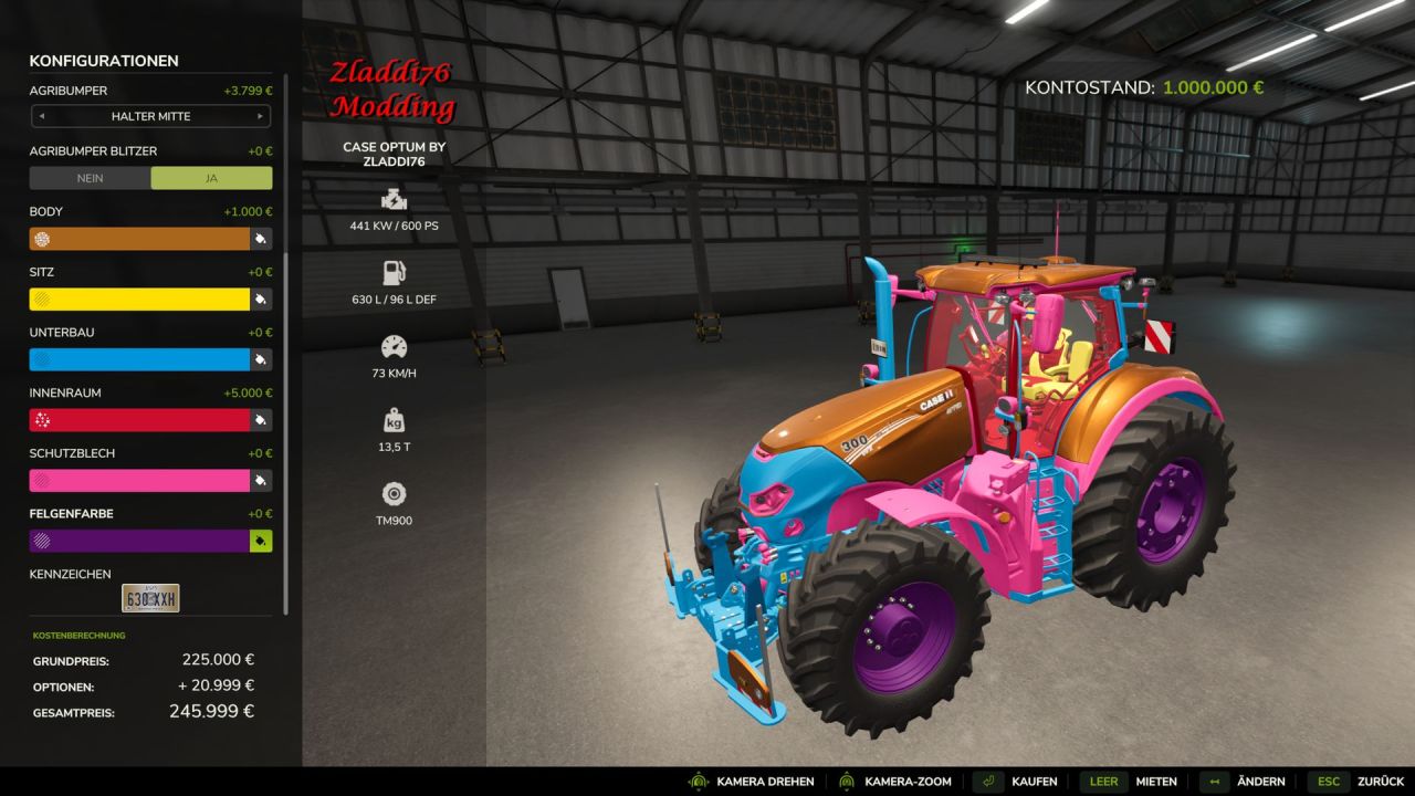 Traktor Case IH Optum do Farming Simulator 25
