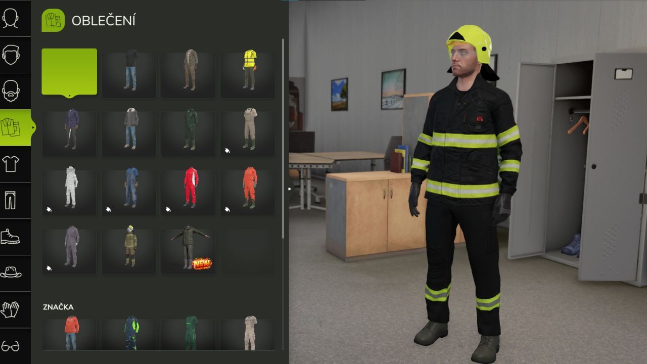 Tschechischer Feuerwehranzug für Farming Simulator 25