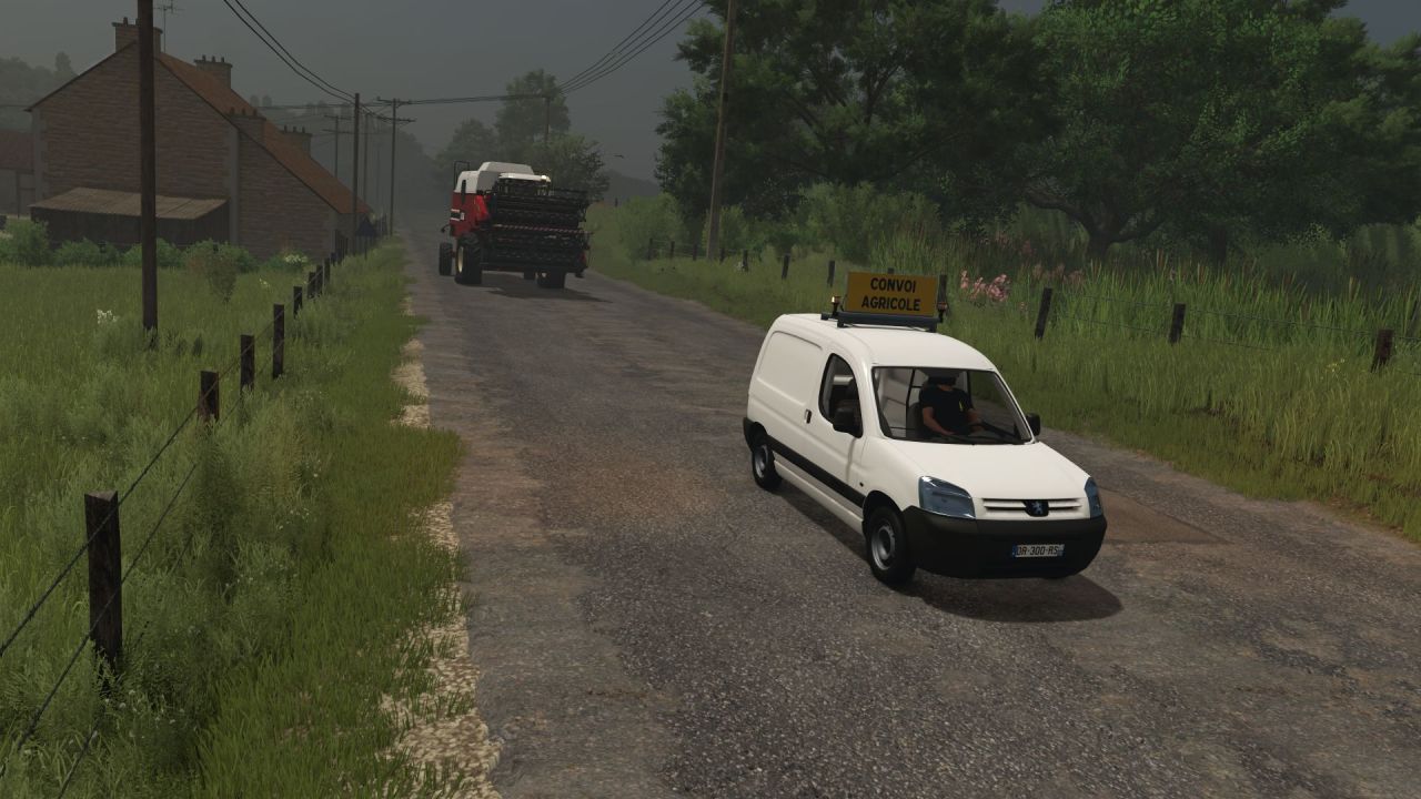 Легендарний Фургон Peugeot Partner 2006 для Farming Simulator 25 — Маневрений Помічник на Фермі
