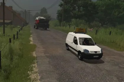 Легендарний Фургон Peugeot Partner 2006 для Farming Simulator 25 — Маневрений Помічник на Фермі — 2