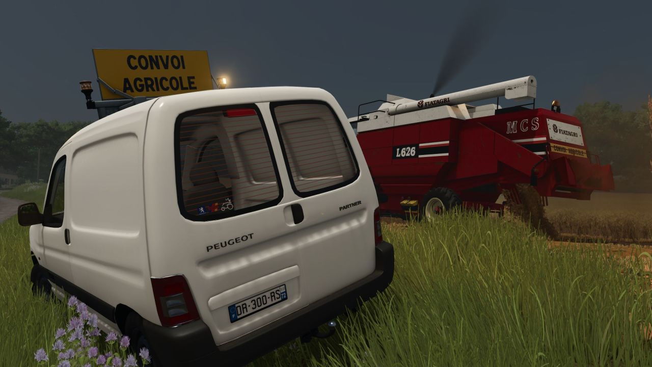 Легендарний Фургон Peugeot Partner 2006 для Farming Simulator 25 — Маневрений Помічник на Фермі