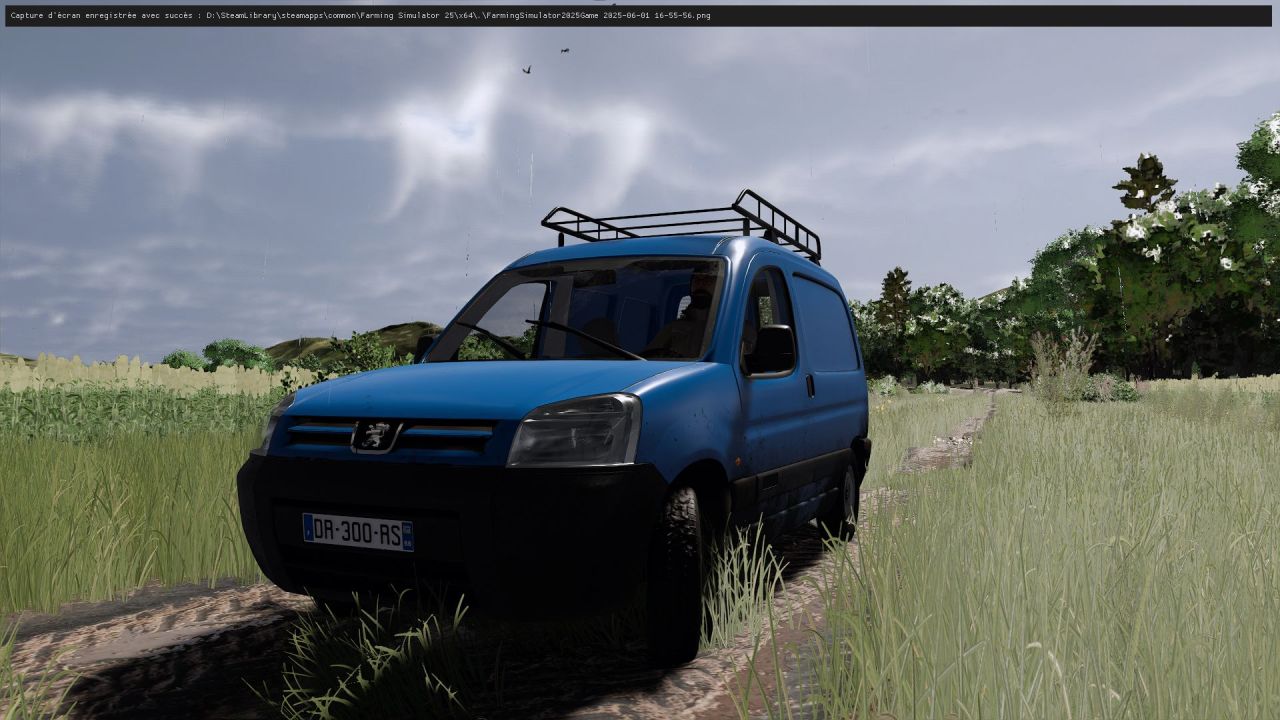 Легендарний Фургон Peugeot Partner 2006 для Farming Simulator 25 — Маневрений Помічник на Фермі