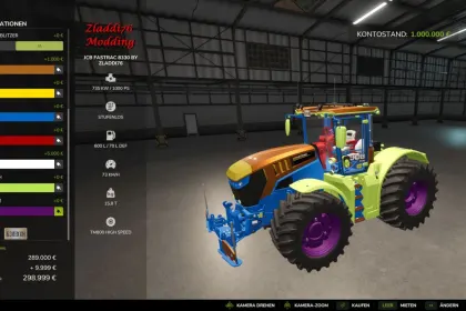 Traktor JCB Fastrac 8330 Edit do Farming Simulator 25 — 2