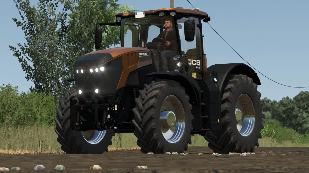 Traktor JCB Fastrac 8330 Edit do Farming Simulator 25