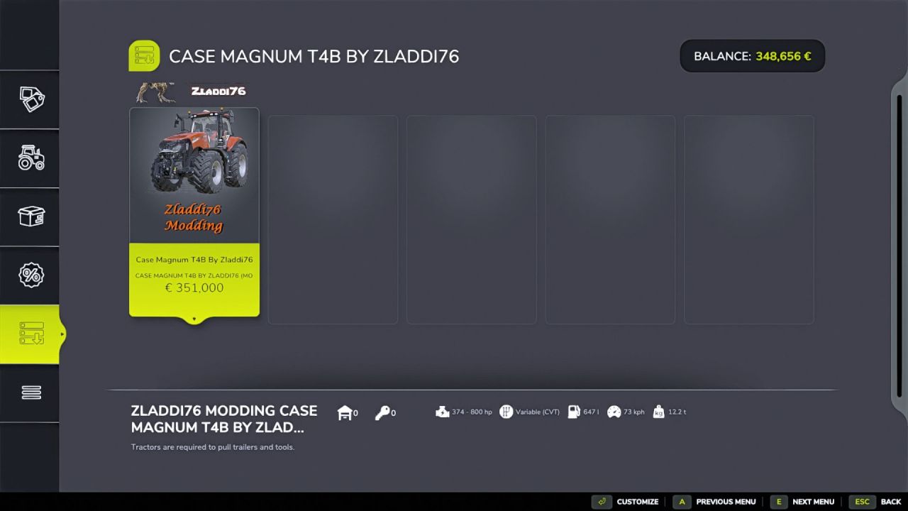 Traktor Case IH Magnum T4B Edit do Farming Simulator 25