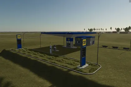 UKRNAFTA Tankstelle für Farming Simulator 25
