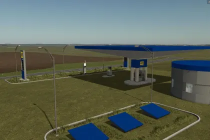 UKRNAFTA Tankstelle für Farming Simulator 25 — 2