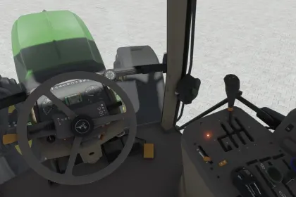 Traktor John Deere 6030 Comfort 6 cylindrów do Farming Simulator 25 — 6