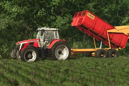 Anhänger Bijlsma Hercules 1400 für Farming Simulator 25 — 5