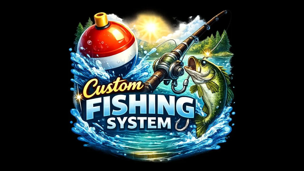 Новий Custom Fishing System (Prefab) — Гнучка Риболовля для Карт FS25