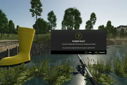 Новий Custom Fishing System (Prefab) — Гнучка Риболовля для Карт FS25 — 2