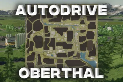 Efektywny AutoDrive Oberthal — Gotowe Trasy dla Mapy Oberthal w Farming Simulator 25 — 1