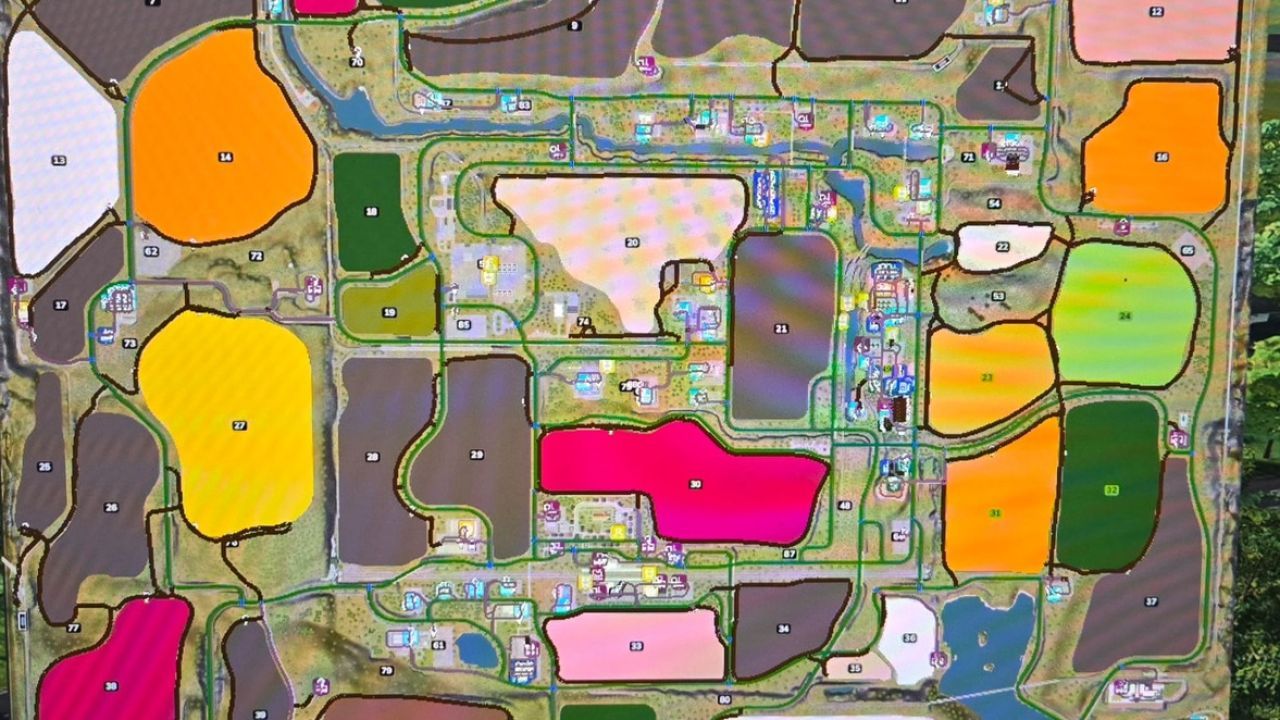 Efektywny AutoDrive Oberthal — Gotowe Trasy dla Mapy Oberthal w Farming Simulator 25 - Zrzuty ekranu