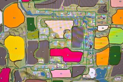 Efektywny AutoDrive Oberthal — Gotowe Trasy dla Mapy Oberthal w Farming Simulator 25 — 2