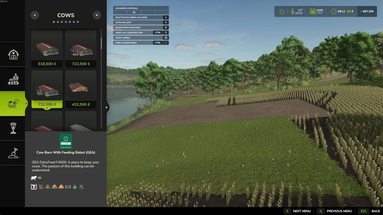Скрипт Construction Undo для Farming Simulator 25