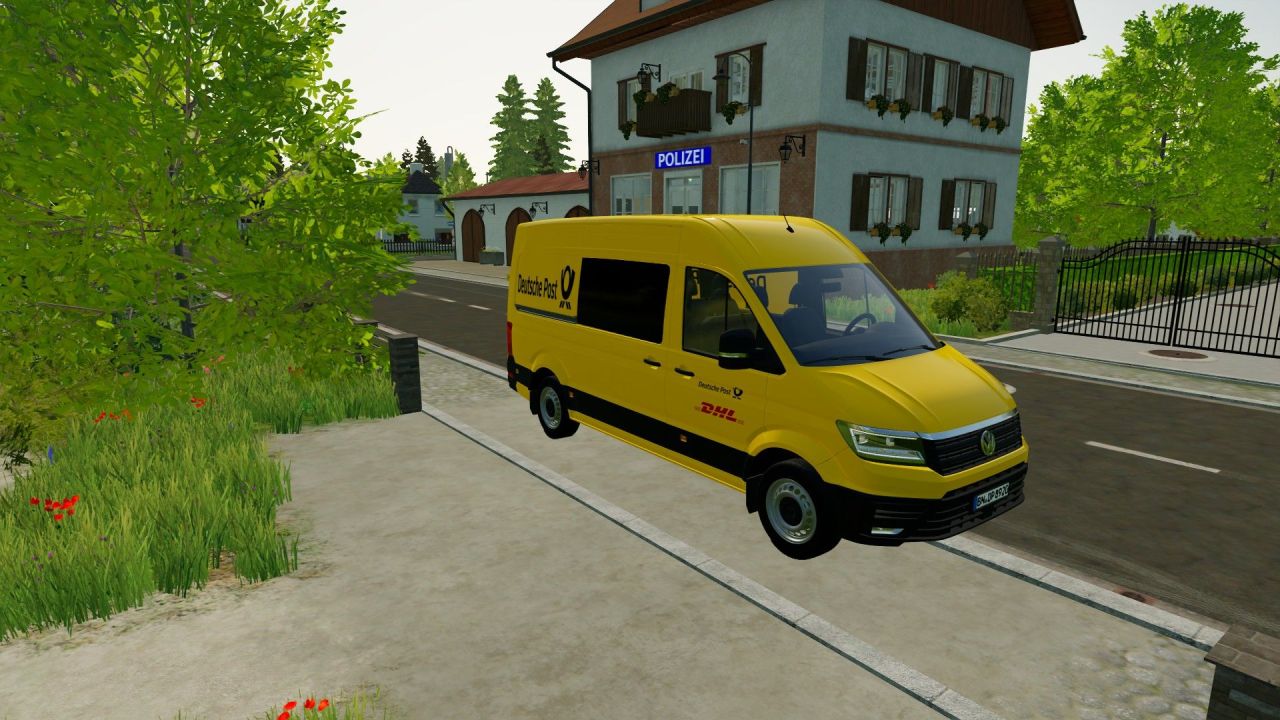 Skin Volkswagen Crafter L2H2 Deutsche Post für Farming Simulator 22