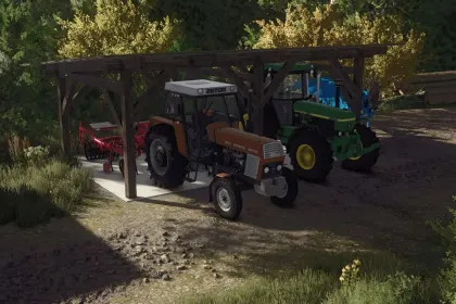 Новий Малий Польський Сарай Small Polish Shed для Зручного Зберігання Техніки у FS25 — 2