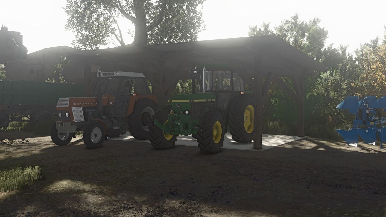 Новий Малий Польський Сарай Small Polish Shed для Зручного Зберігання Техніки у FS25