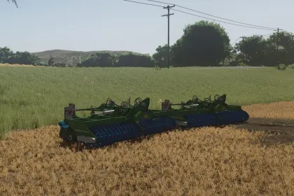 Effektiver Kultivator Franquet Synchro 4m — Bisynchrospire und Synchromix für FS25