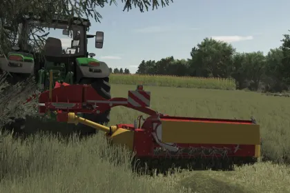 Efficient Mower Pöttinger Novacat 302 ED for Quick Mowing in FS25 — 3