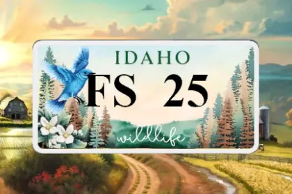 Idaho Wildlife License Plate for Farming Simulator 25