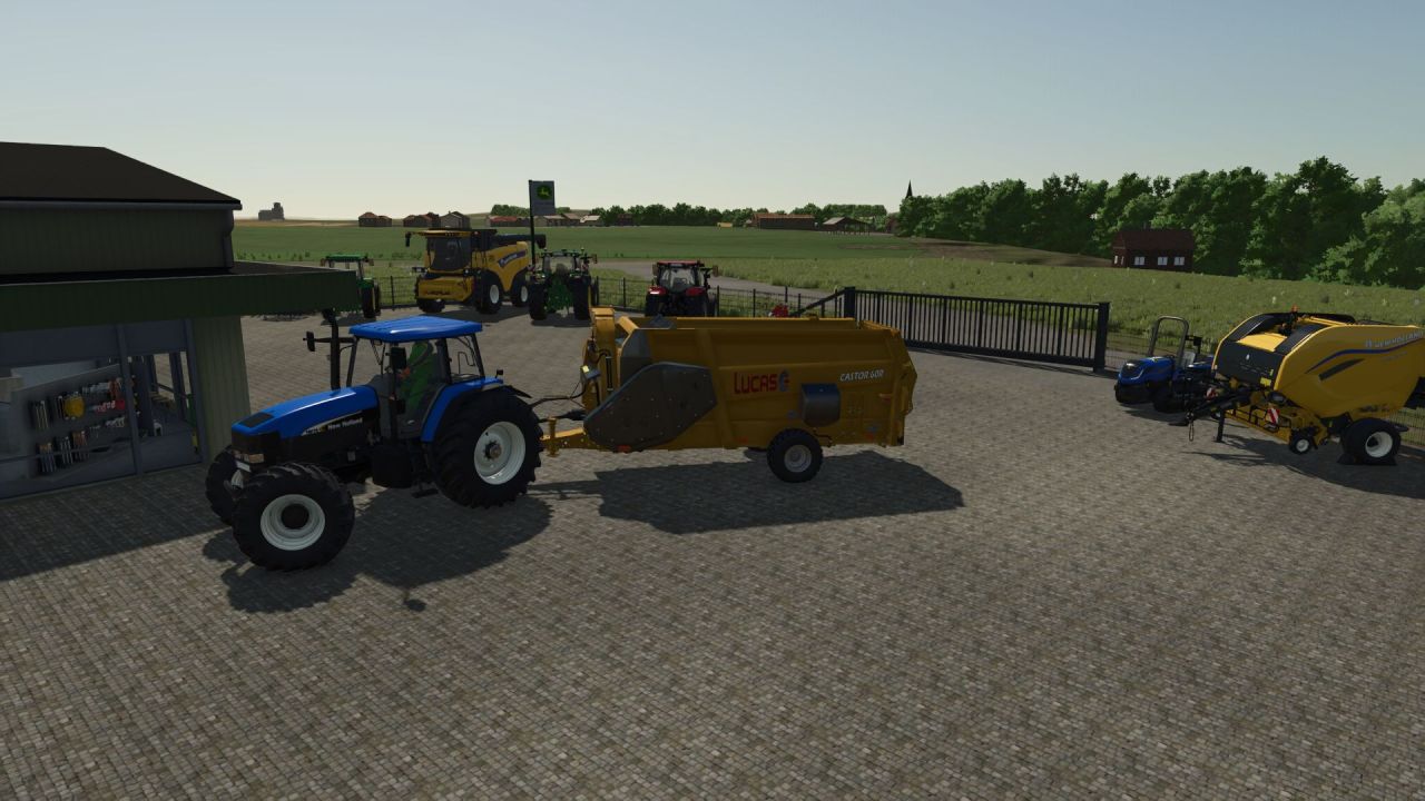 Efektywny Mieszalnik Paszy Lucas Castor 60R do Farming Simulator 25 — Prosty i Wydajny