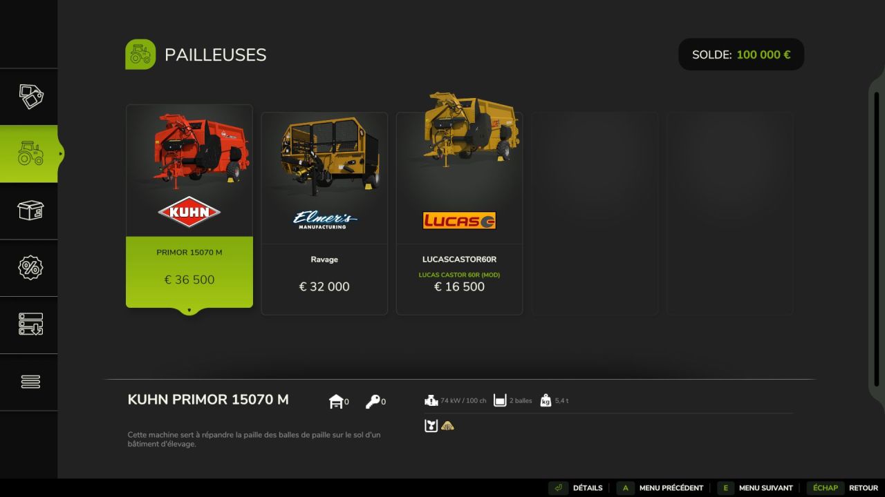 Efficient Feed Mixer Lucas Castor 60R for Farming Simulator 25 — Simple and Productive