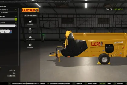 Efficient Feed Mixer Lucas Castor 60R for Farming Simulator 25 — Simple and Productive — 5