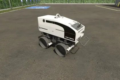 Traktor JCB Vibromax V1500 do Farming Simulator 25 — 2