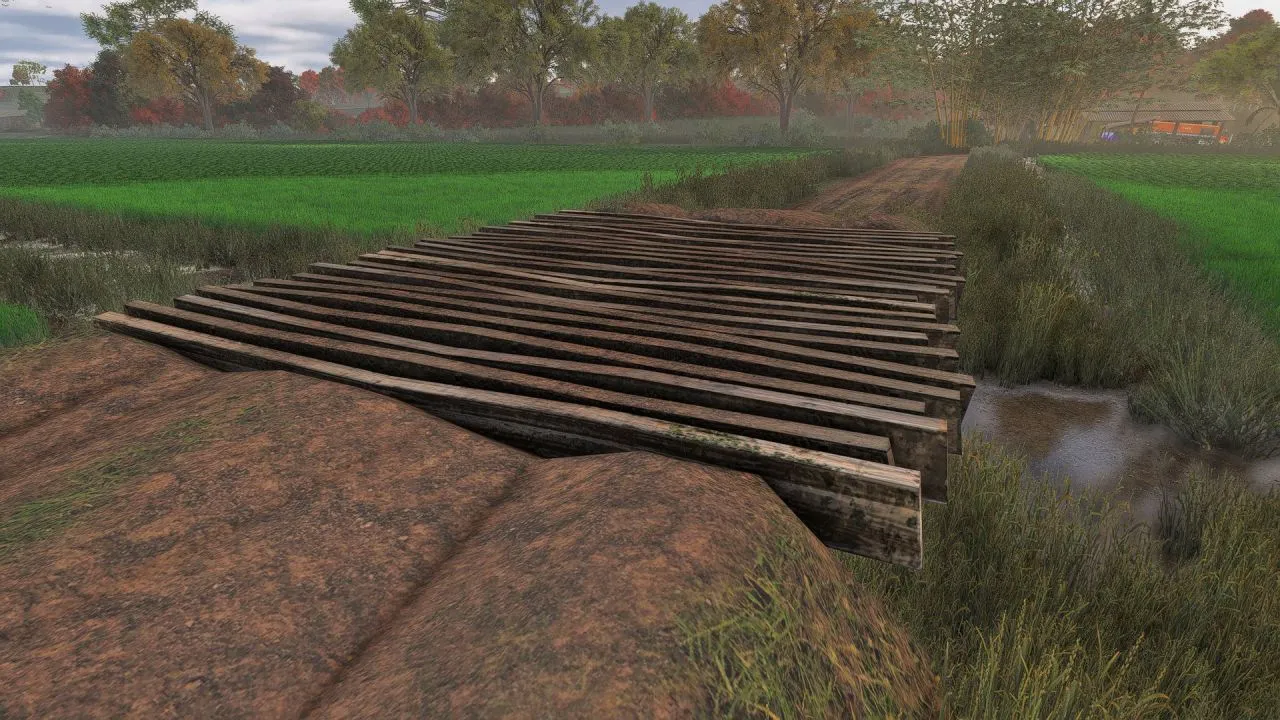 Neue Holzbrücke für Farming Simulator 25 – Günstig und Praktisch