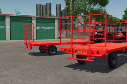 Ефективний Причіп Marshall BC18 для Farming Simulator 25 — Оновлений під FS25 — 2