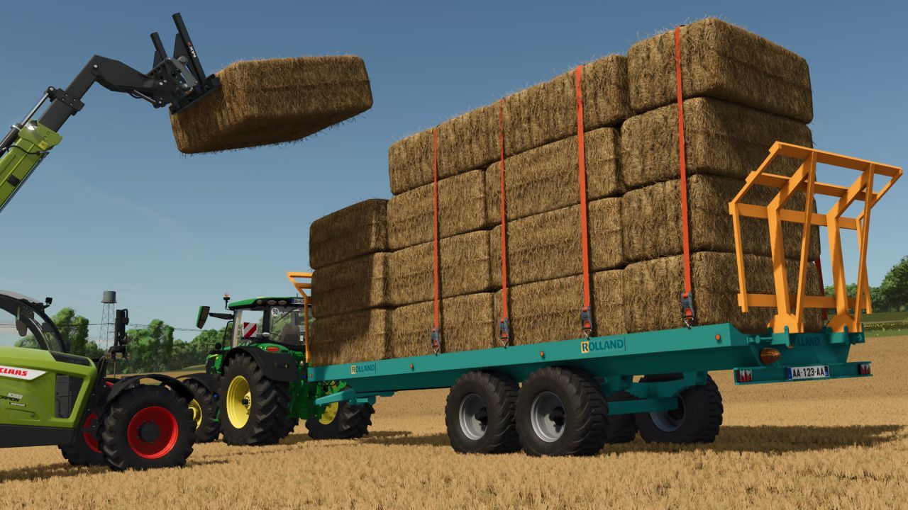 Efficient Rolland SP Semi-Trailer for Convenient Transport in FS25 - Screenshots