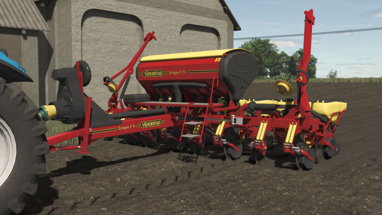 Efficient Seeder Väderstad Tempo F8 — Fast Accurate Sowing for Farming Simulator 25