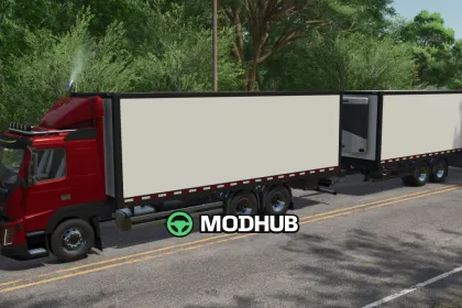 Мод на Новий Volvo FMX Trailer XXL — універсальний причіп для FS25 — 4
