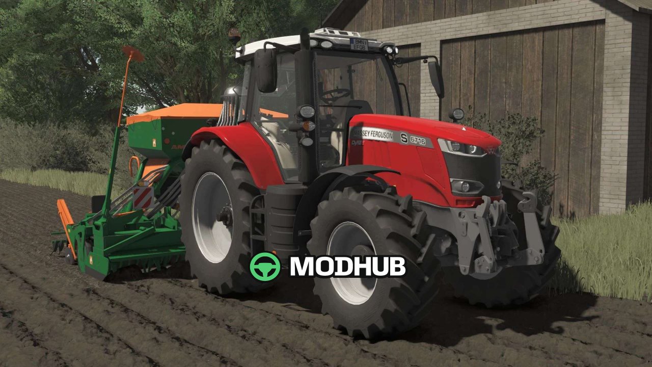 Mod for Powerful Tractor Massey Ferguson 6700S for FS25