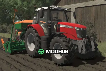 Mod für den leistungsstarken Traktor Massey Ferguson 6700S für FS25 — 1
