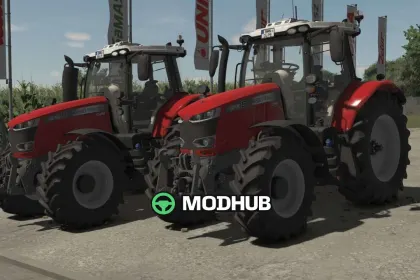 Mod für den leistungsstarken Traktor Massey Ferguson 6700S für FS25 — 2