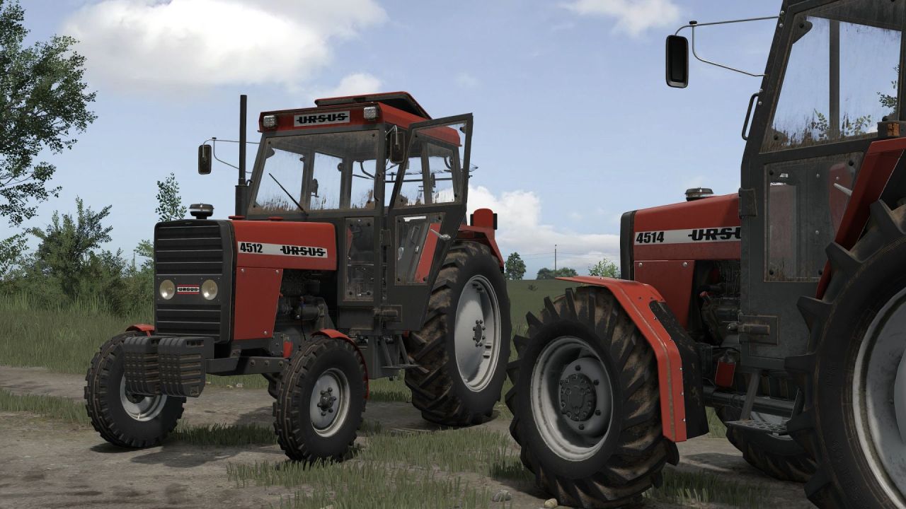Traktor Ursus 4512 / 4514 do Farming Simulator 25