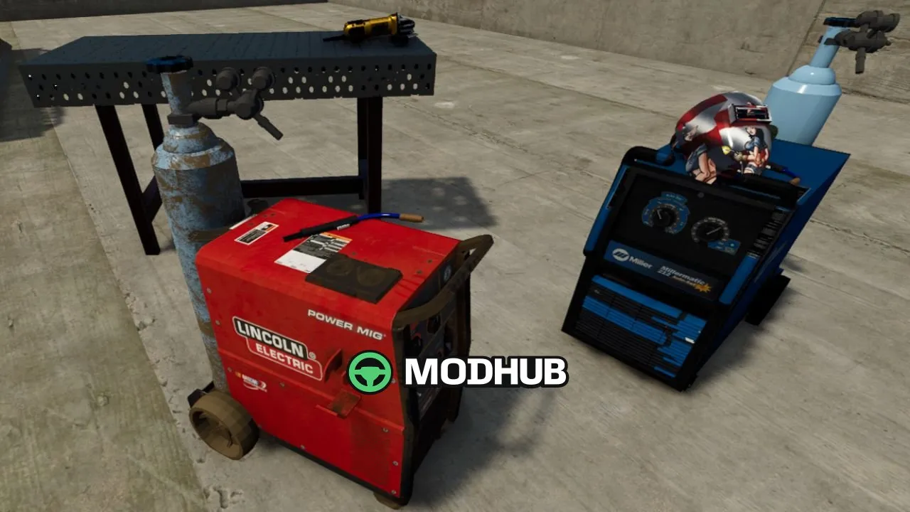 Мод на Новий Мобільний Зварювальний Апарат Welder Repair Mode V1.0.0.0 для FS25