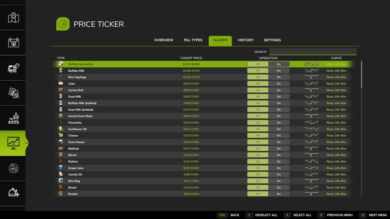 Market Price Helper for Farming Simulator 25