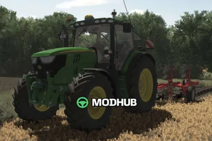 Мод на Легендарний Трактор John Deere 6R Medium Frame 2011 для FS25 (6130R–6150R) — 1