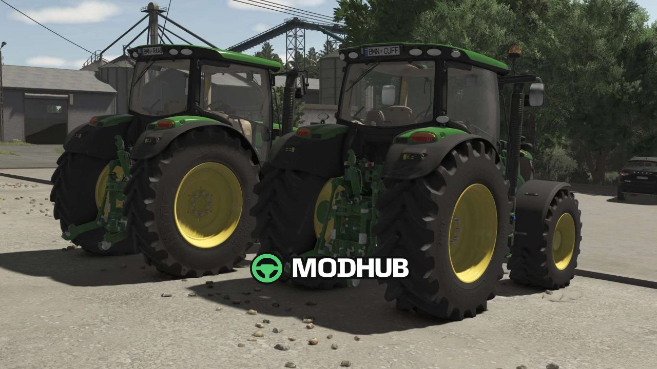 Мод на Легендарний Трактор John Deere 6R Medium Frame 2011 для FS25 (6130R–6150R)