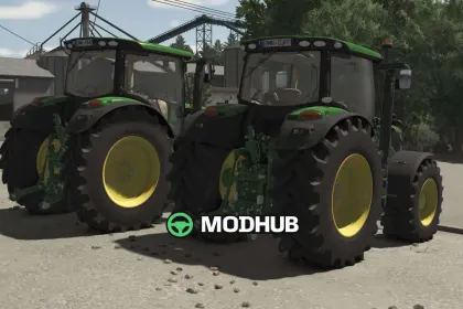 Мод на Легендарний Трактор John Deere 6R Medium Frame 2011 для FS25 (6130R–6150R) — 2