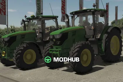 Мод на Легендарний Трактор John Deere 6R Medium Frame 2011 для FS25 (6130R–6150R) — 3