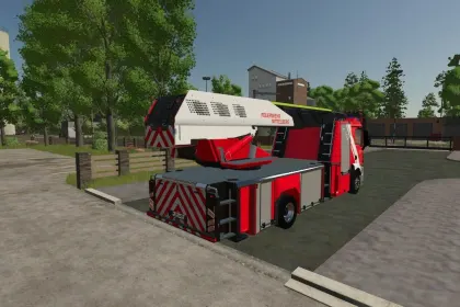 Skin MAN Rosenbauer DLK 23/12 für Farming Simulator 25 — 2