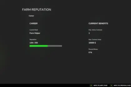 Система репутації для Farming Simulator 25 — 2