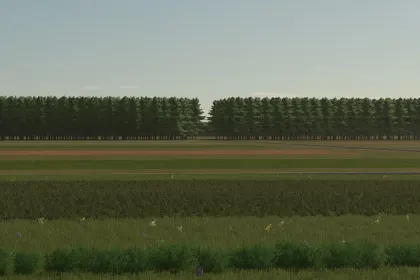 Neue Karte Golden Lands 8 km² für Farming Simulator 25 — Ideal für Landwirtschaft und Holzernte