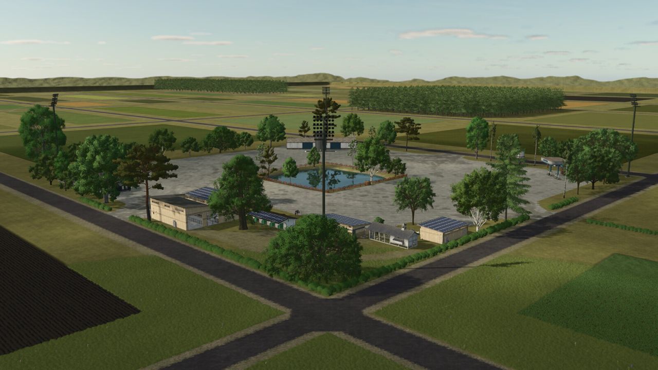 Neue Karte Golden Lands 8 km² für Farming Simulator 25 — Ideal für Landwirtschaft und Holzernte