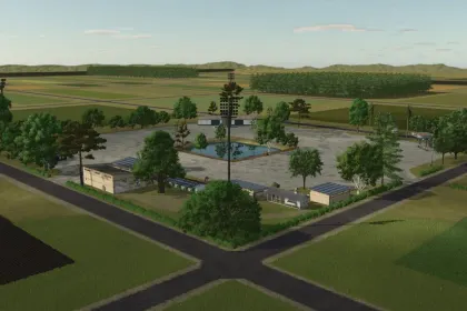 Neue Karte Golden Lands 8 km² für Farming Simulator 25 — Ideal für Landwirtschaft und Holzernte — 3