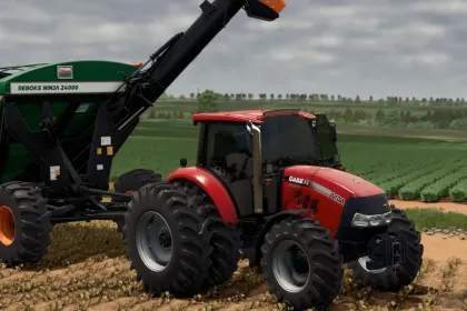 Ефективний Трактор Case Farmall Series для Farming Simulator 25 — 122–132 к.с. та Навантажувач